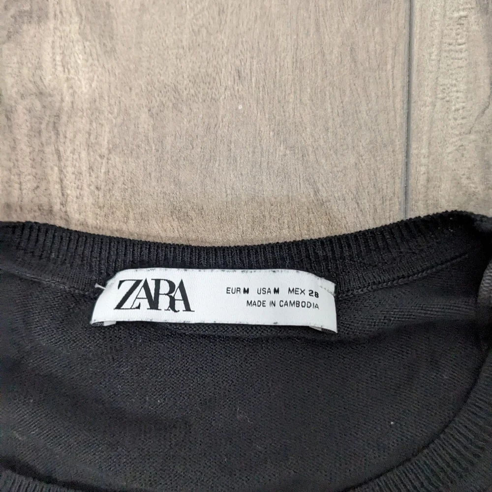 Zara fine knit sweater Black Medium - Picture 5 of 9